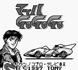 Mach Go Go Go title screen for GameBoy